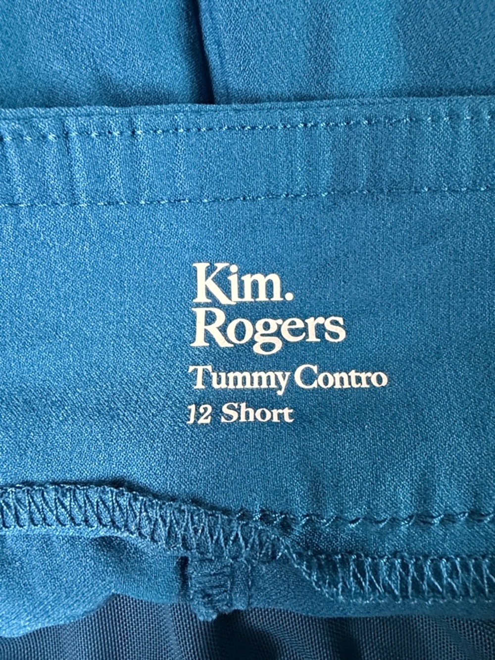 Kim Rogers Teal Pull-On Pants - Picture 2 of 11